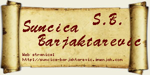 Sunčica Barjaktarević vizit kartica